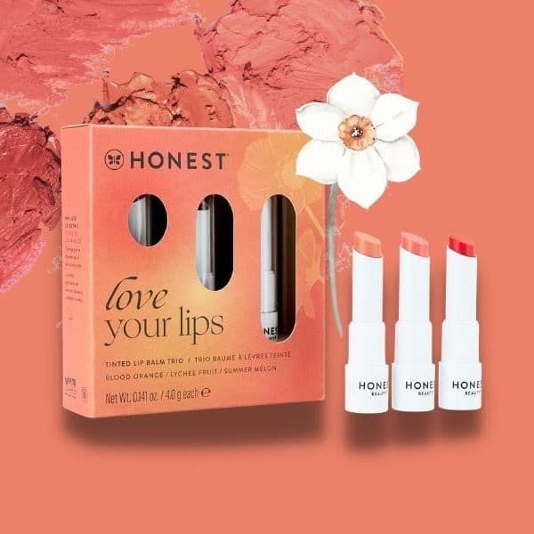 © HONEST BEAUTY Holiday Kit "love your lips"