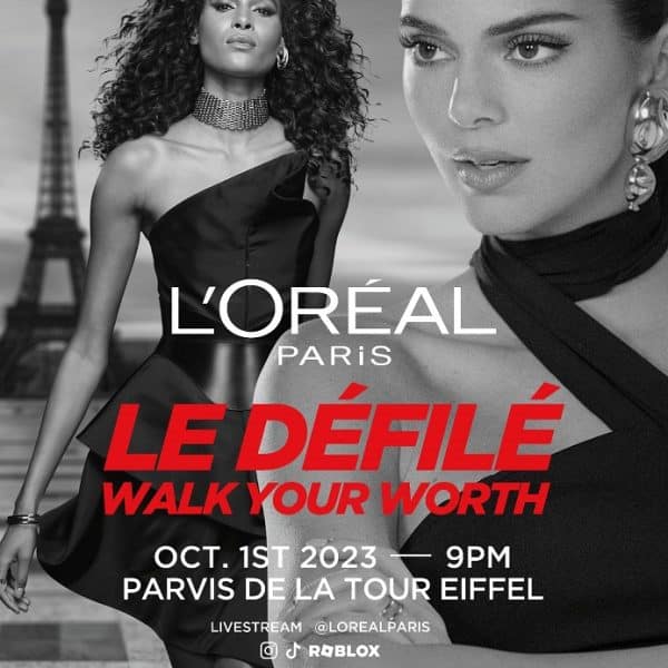 © L'Oréal Paris Fashion Week '23 Runway-Défilé am Eiffelturm