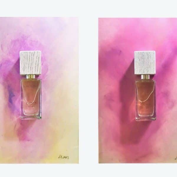 © L'ADONÉ parfums ELENYA silver & purple Art Collection