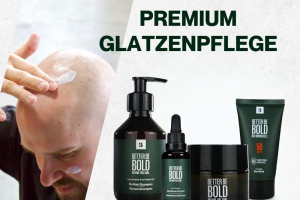 © BETTER BE BOLD - Men's Grooming für selbstbewusste Glatzenträger