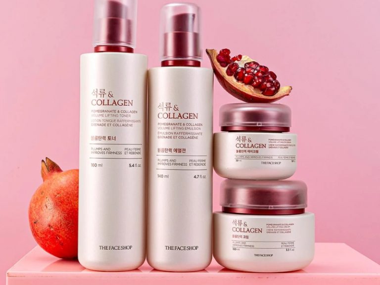 © THE FACE SHOP Pomegranate & Collagen Collection