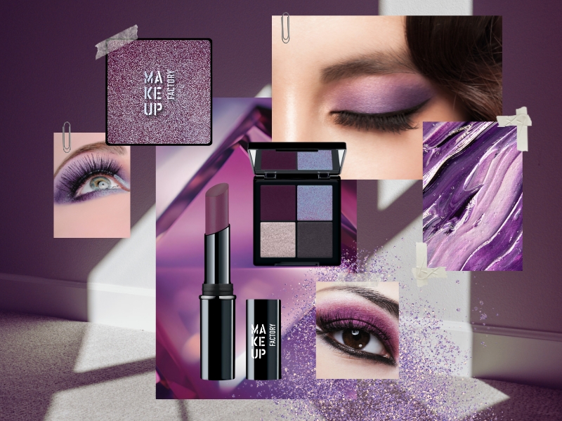 © Make up Factory Holiday Collection 2025 Look-Moodboard