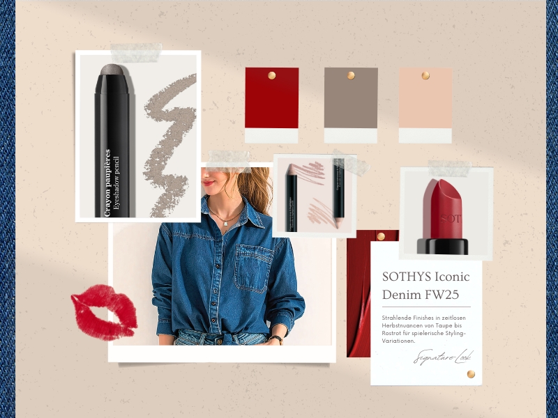 © SOTHYS Paris Iconic Denim FW25 Look-Moodboard