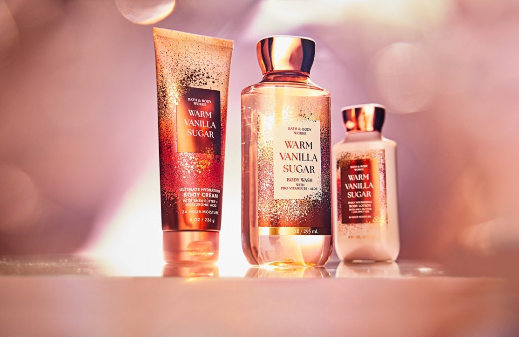 © Bath & Body Works Warm Vanilla Sugar Collection