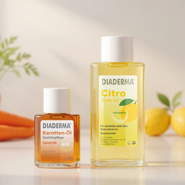 © DIADERMA Citro Body Oil und Karotten-Öl Q10