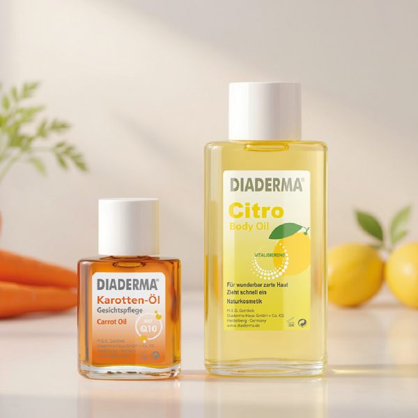 © DIADERMA Citro Body Oil und Karotten-Öl Q10