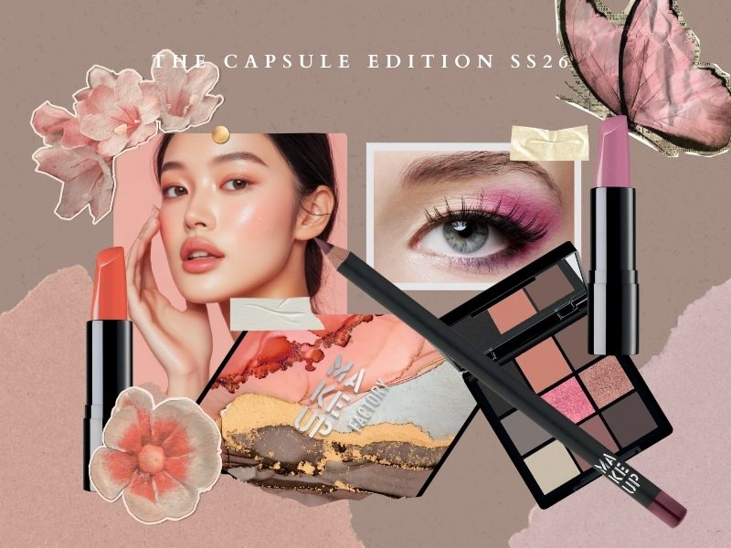 © Make up Factory The Capsule Edition SS26 Moodboard
